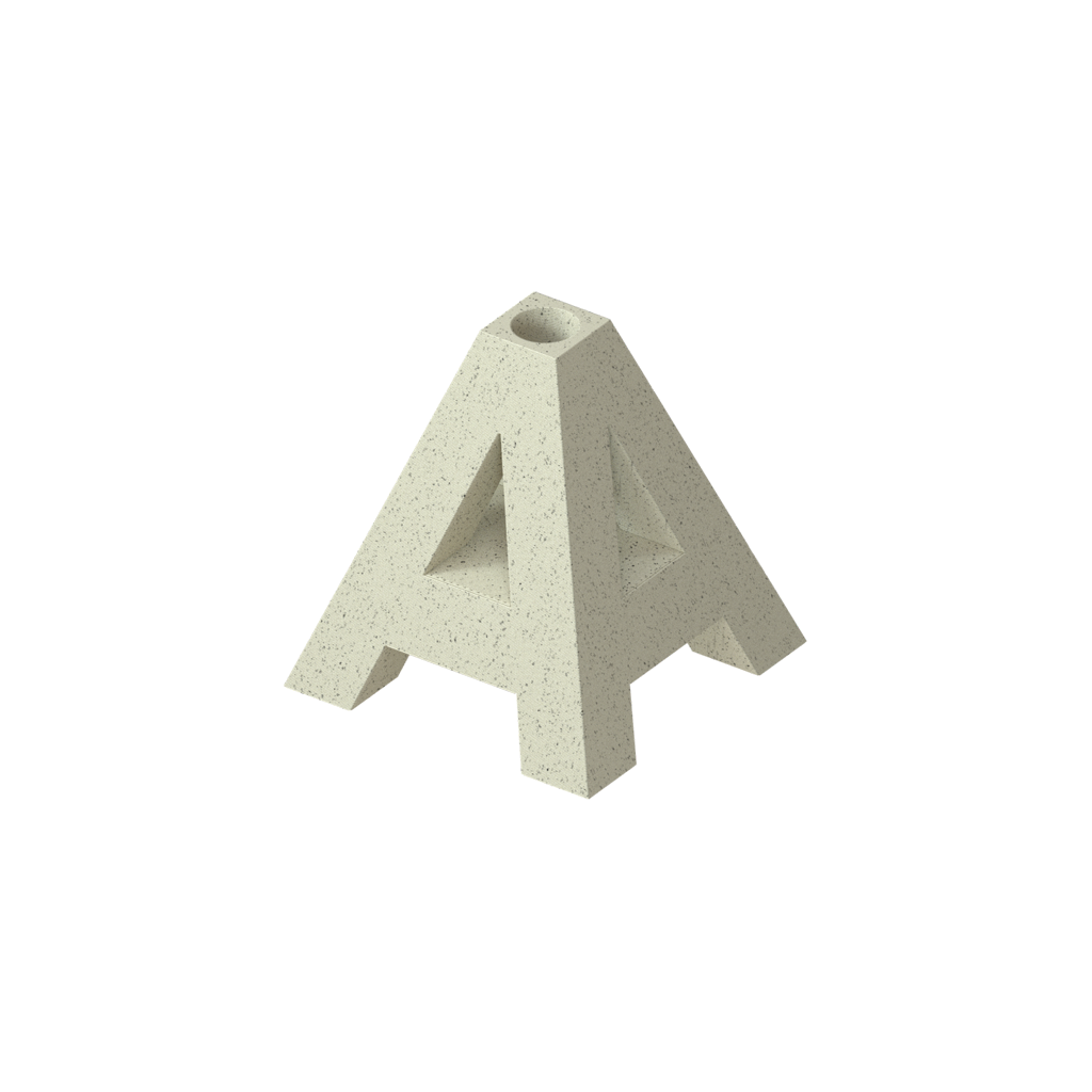 “A” sculpture for a pencil